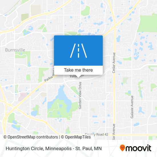 Mapa de Huntington Circle