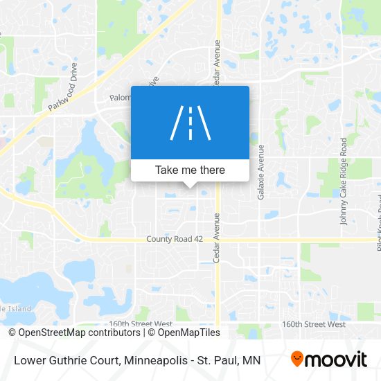 Mapa de Lower Guthrie Court