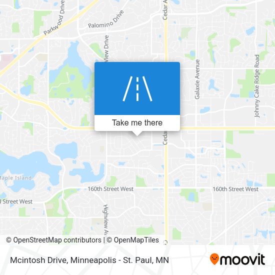 Mcintosh Drive map
