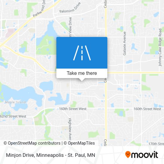 Minjon Drive map