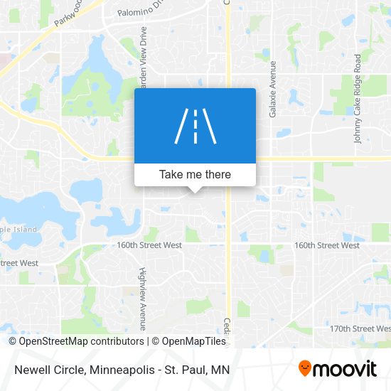 Newell Circle map