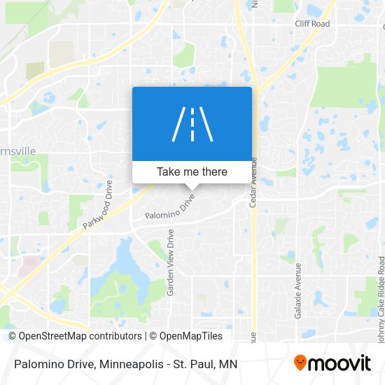 Palomino Drive map