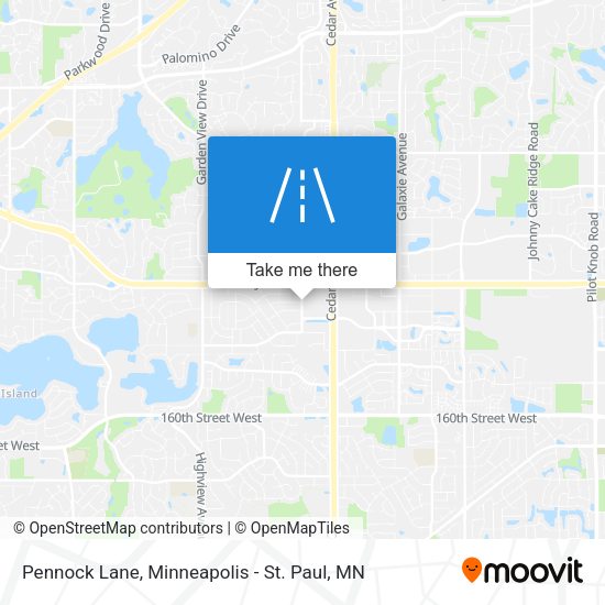 Mapa de Pennock Lane