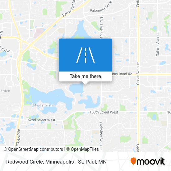 Redwood Circle map