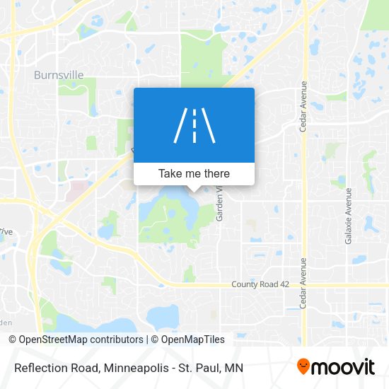Mapa de Reflection Road