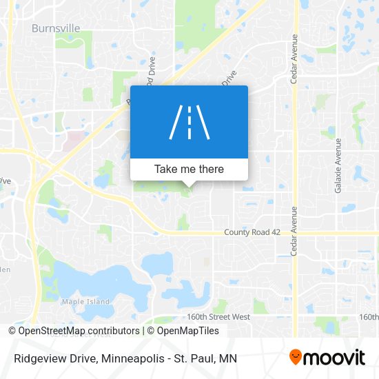 Ridgeview Drive map