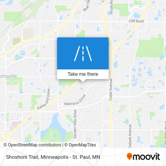 Shoshoni Trail map