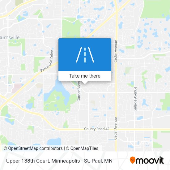 Upper 138th Court map