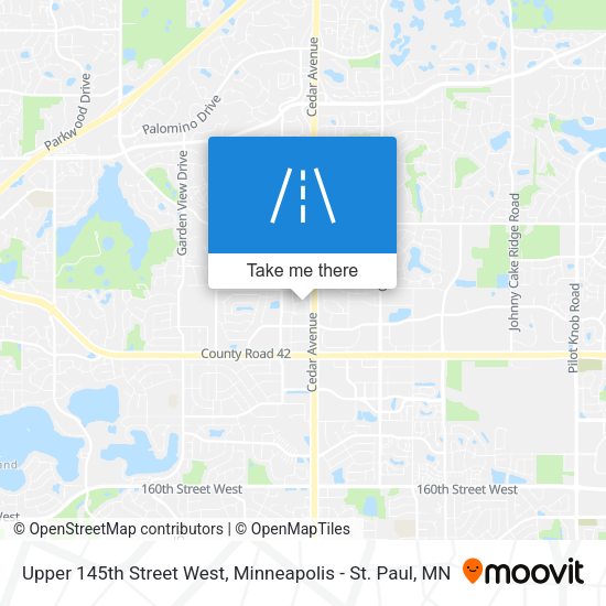Upper 145th Street West map