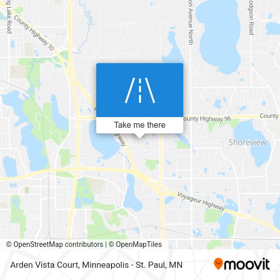 Mapa de Arden Vista Court