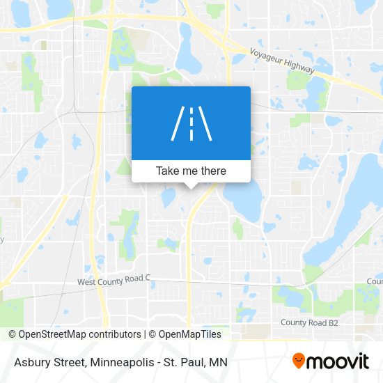 Mapa de Asbury Street