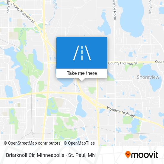 Briarknoll Cir map