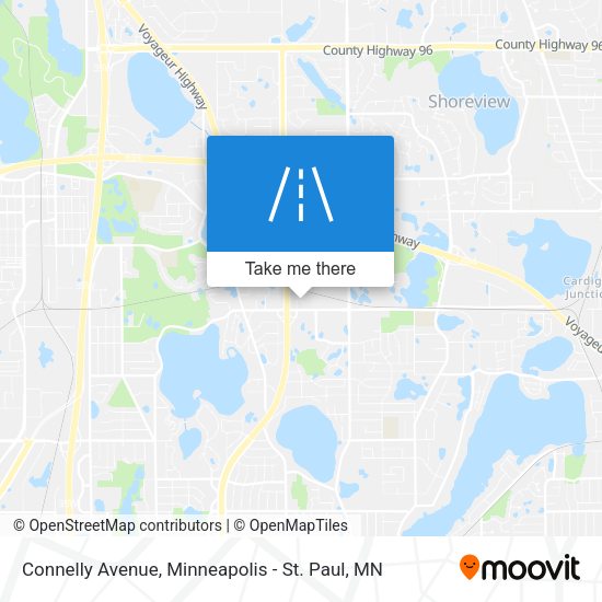 Connelly Avenue map