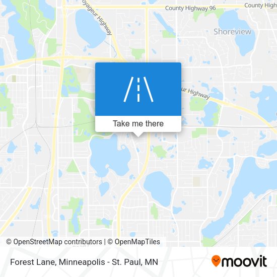 Mapa de Forest Lane
