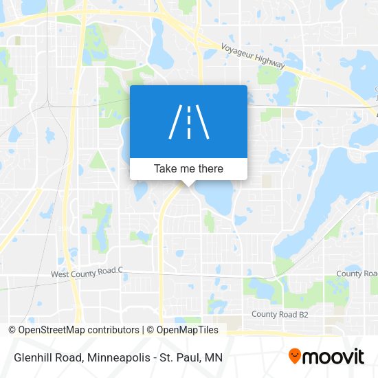 Mapa de Glenhill Road
