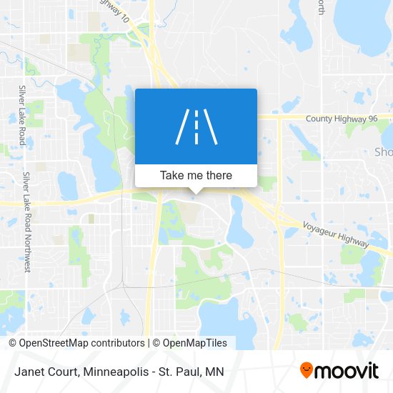 Janet Court map