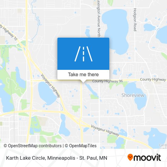 Mapa de Karth Lake Circle