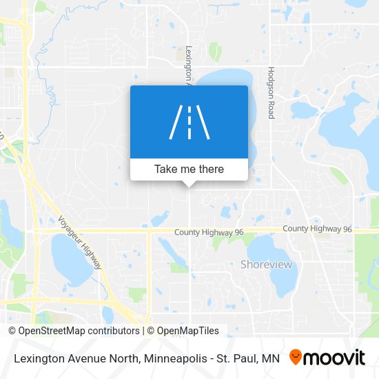 Lexington Avenue North map