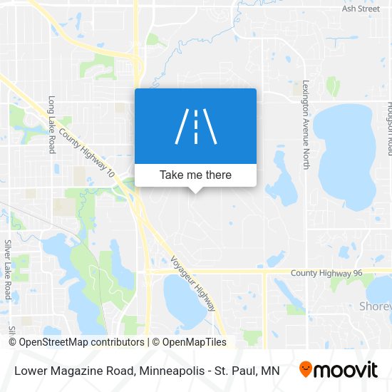 Lower Magazine Road map