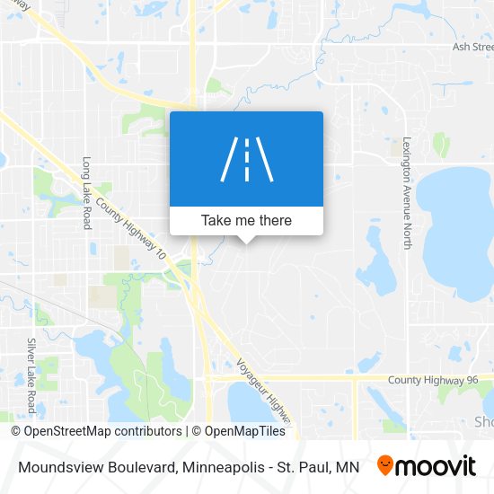 Mapa de Moundsview Boulevard