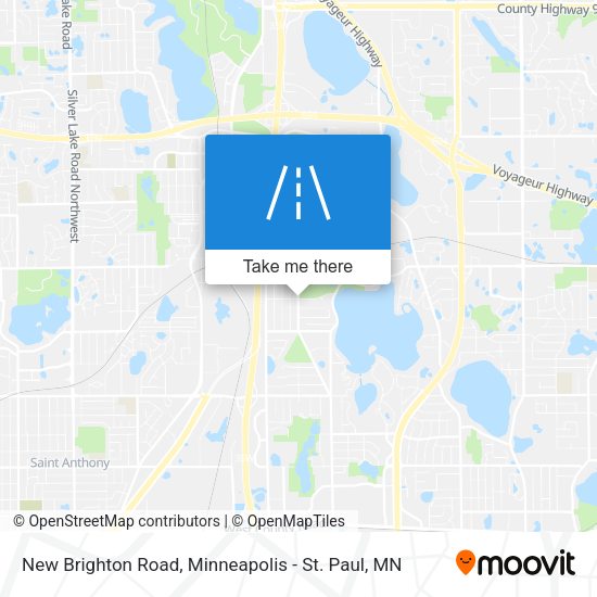 Mapa de New Brighton Road