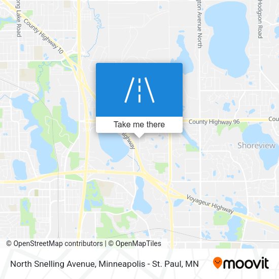 Mapa de North Snelling Avenue