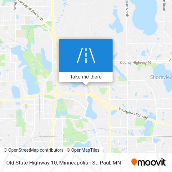 Mapa de Old State Highway 10