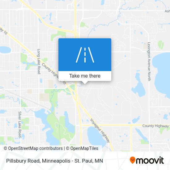 Pillsbury Road map