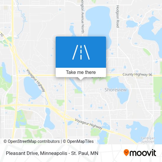 Pleasant Drive map