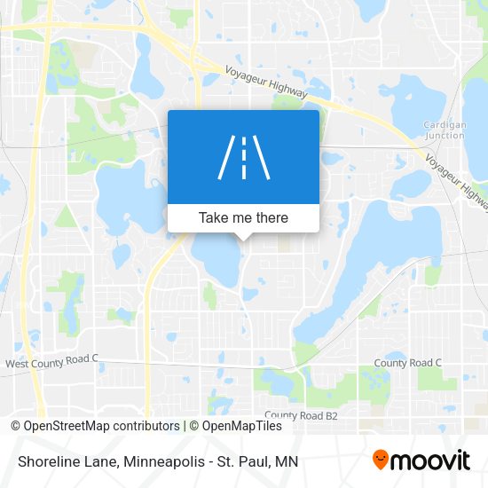 Mapa de Shoreline Lane