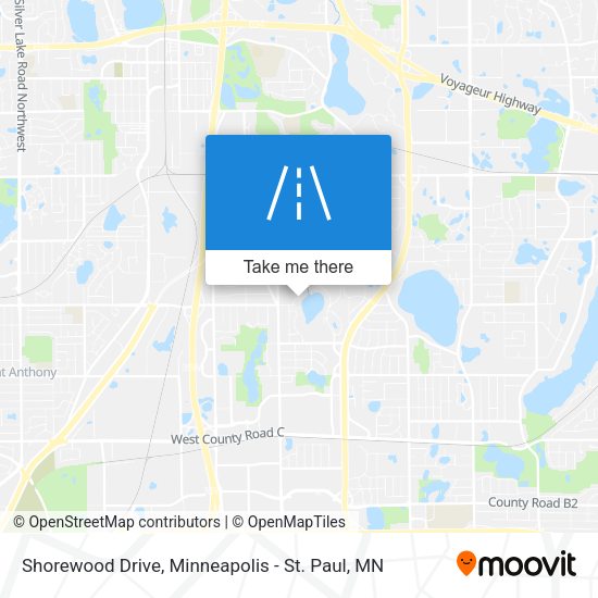 Mapa de Shorewood Drive