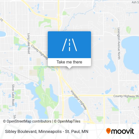 Sibley Boulevard map