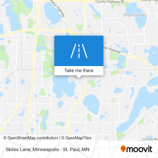 Skiles Lane map