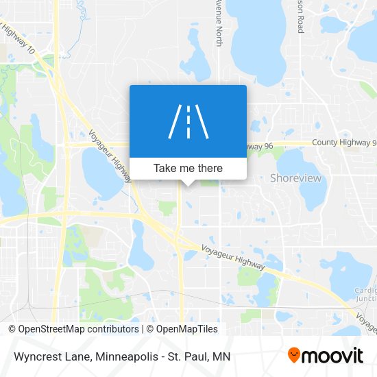 Wyncrest Lane map