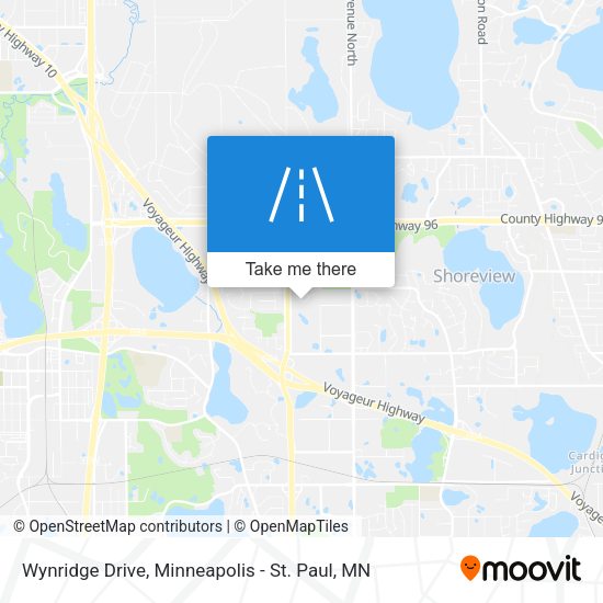 Mapa de Wynridge Drive