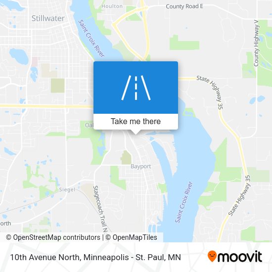 Mapa de 10th Avenue North