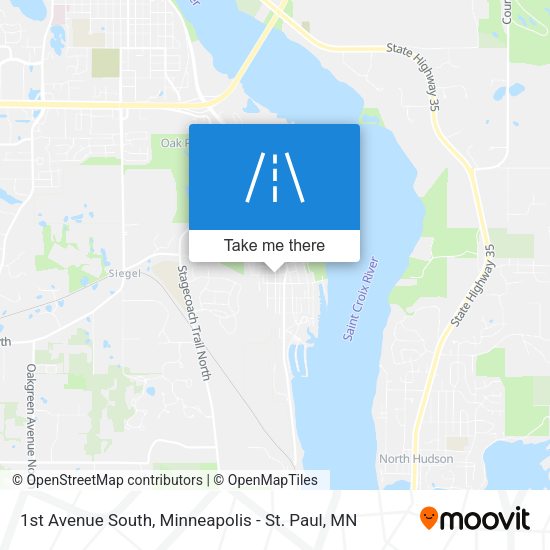 1st Avenue South map