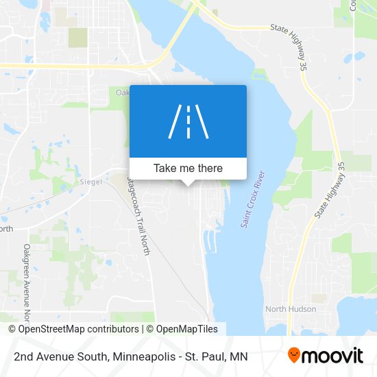 2nd Avenue South map