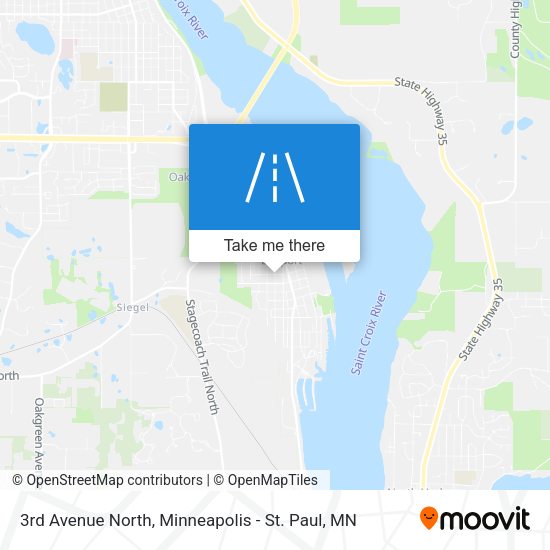 3rd Avenue North map