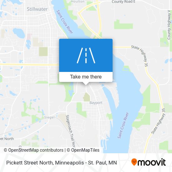 Pickett Street North map