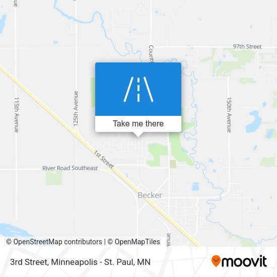 3rd Street map