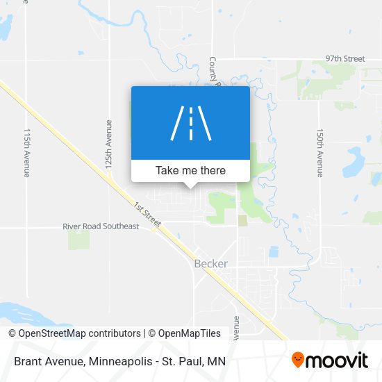 Brant Avenue map