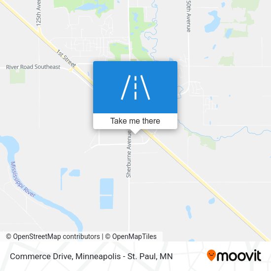 Commerce Drive map