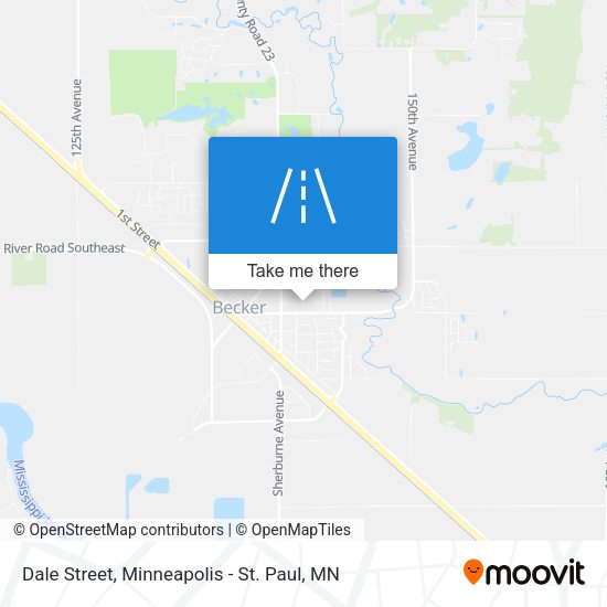 Dale Street map