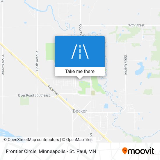 Frontier Circle map