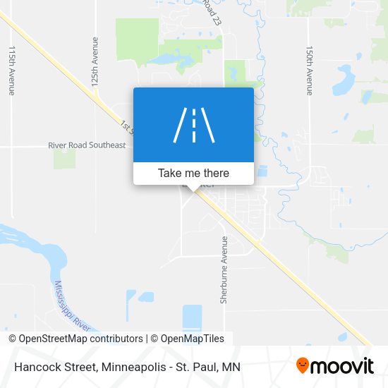 Mapa de Hancock Street