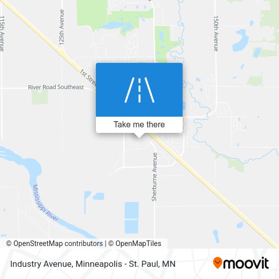 Industry Avenue map