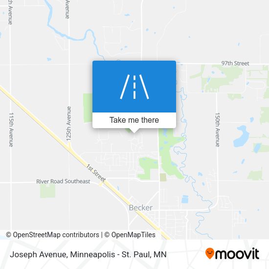 Mapa de Joseph Avenue