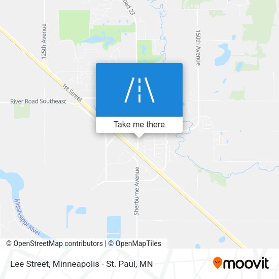 Lee Street map
