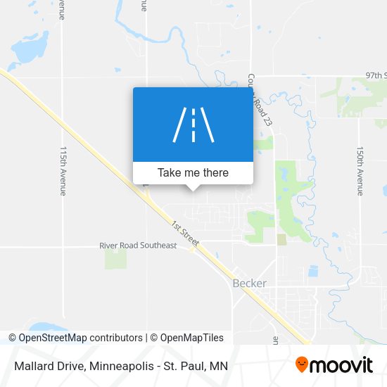 Mapa de Mallard Drive